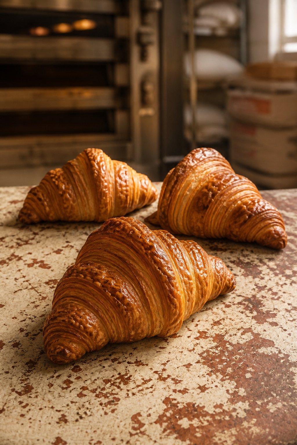 Fresh pastries from the bakery