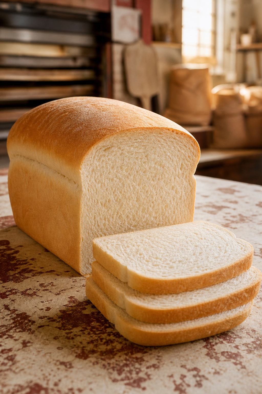 Freshly baked loaves